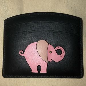 KATE SPADE TINY ELEPHANT CARD HOLDER WALLET
